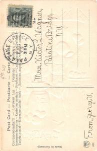 F12/ Valentine's Day Love Holiday Postcard c1910 Gold Blacksmith Anvil 5