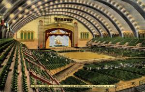 NJ - Atlantic City. Convention Hall, Auditorium Interior