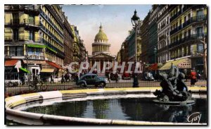 Old Postcard The Paris Soufflot Street and Pantheon