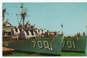 US Navy Ships On Display For Queen Elizabeth II Visit Chicago 1959 Battleshipa