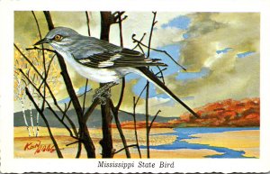 Misissippi State Bird The Mockingbird