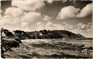 CPA Locquirec - Plage de Pors-A-Villiec et Pointe du Corbeau (1033333)