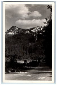 Greenville California CA Postcard RPPC Photo Mt. Hough c1940's Unposted Vintage