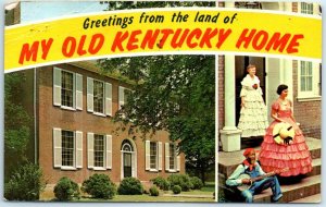 M-38543 Greetings from the land of My Old Kentucky Home Bardstown Kentucky