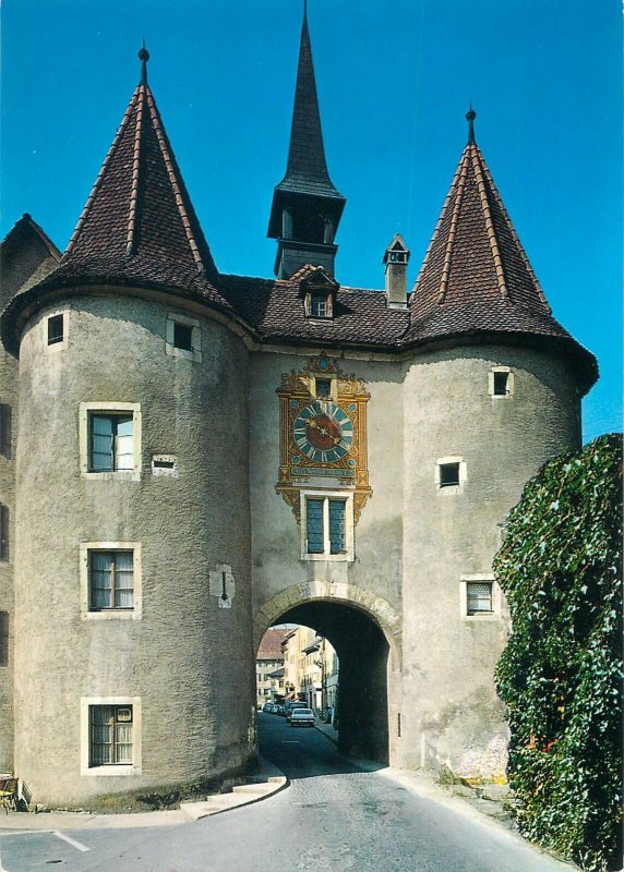 Postcard France Porrentruy Porte de France