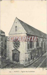 Old Postcard Nancy Church of the Cordeliers