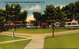 South Carolina Parris Island U S Naval Hospital and Grounds 1942