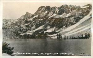 1920s Wallowa Lake Park Oregon Aneroid Lake RPPC real photo postcard 3414