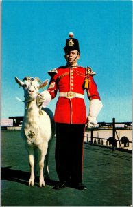 David, Mascot of Guard, Old Fort Henry Kingston Ontario Vintage Postcard E48