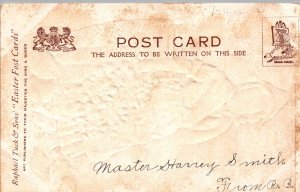 Loving Easter Greetings - Tuck Postcard - Embossed - c1903