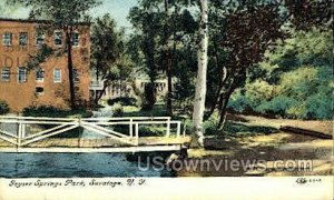 Geyser Springs Park - Saratoga Springs, New York NY  