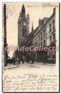 Old Postcard Douai Hotel De Ville