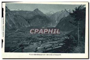 Old Postcard General view of Bourg d & # 39Oisans
