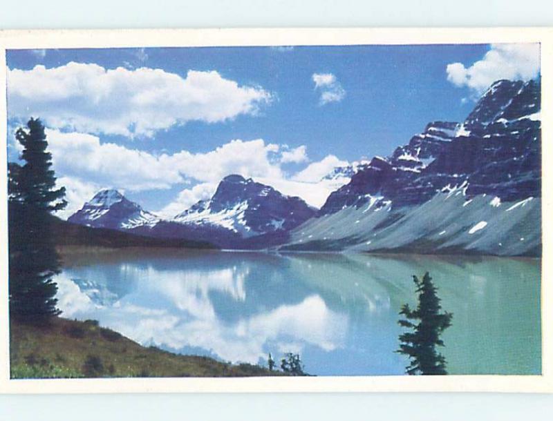 Unused Pre-1980 LAKE SCENE Banff National Park Alberta AB F3370