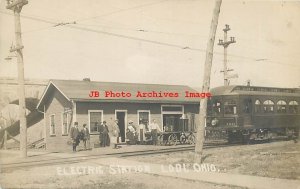 Depot, Ohio, Lodi, RPPC, Cleveland Southwestern & Columbus Railroad Station