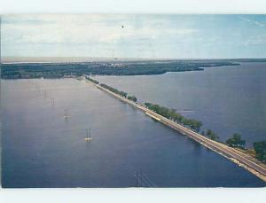 pinhole damage Pre-1980 SANDBAR BRIDGE South Hero Vermont VT H8484