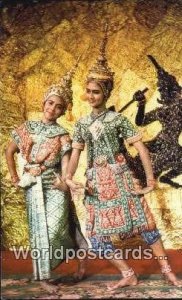 Thai Classical Dance Bangkok Thailand Postcard
