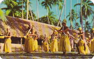 French Polynesia Tamure Dancers At Bora Bora