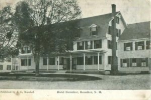 Henniker, New Hampshire  Hotel Henniker  Colonial Style Building, 1910 Postcard