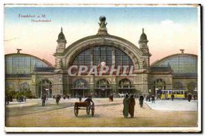 Old Postcard Frankfurt a M Hauptbahnhof