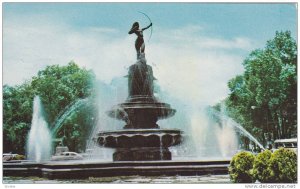 The Fountain of Diana and Huntress,  Mexico City,  40-60s