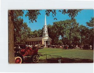 Postcard Old Car Festival Greenfield Village Dearborn Michigan USA