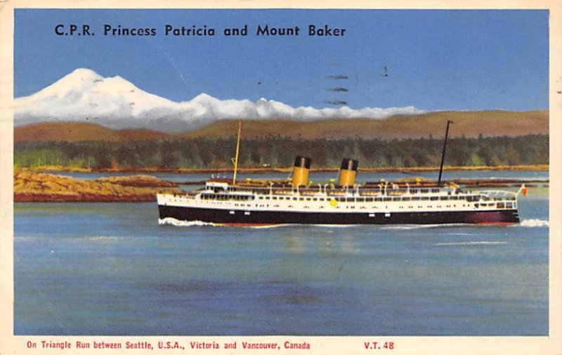 Princess Patricia Canadian Pacific Line Ship 1953 