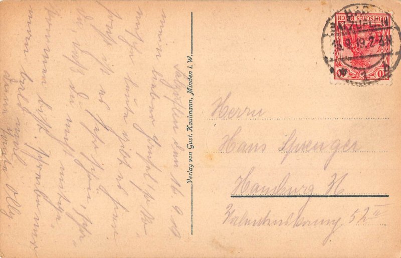 A628 Culture 1919 Schaumburg Lippische Traditional German Costume postcard