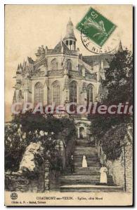 Postcard Old Church Chaumont in Vexin north coast