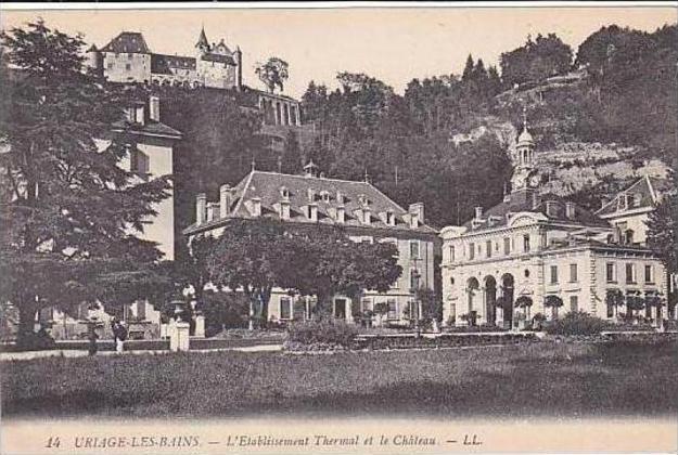 France Uriage Les Bains L'Etablissement et le Chateau