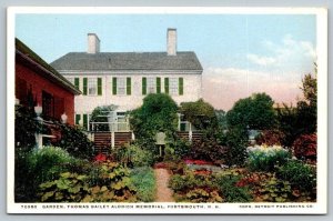 Portsmouth  New Hampshire  Thomas Bailey Aldrich Memorial Postcard  c1915