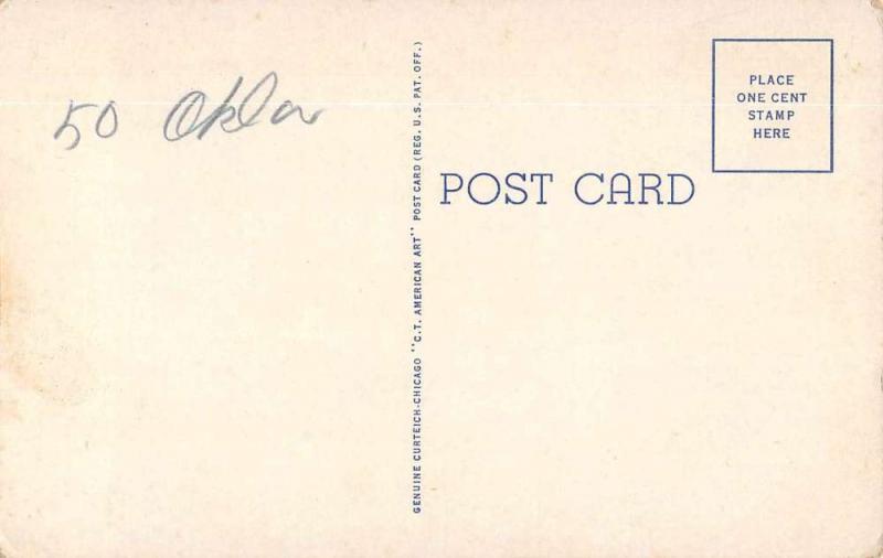 McAlester Oklahoma American Legion Antique Postcard J58021