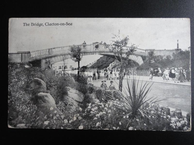 Essex CLACTON ON SEA The Bridge c1915 Old Postcard by Valentine 36155