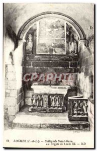Loches - The Collegiate Sant'Orso - Crypt of Louis XI - Old Postcard