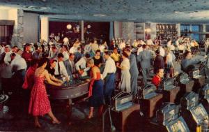 Las Vegas Nevada Flamingo Hotel Interior Casino Vintage Postcard K23484