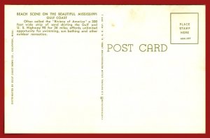 Mississippi - Beach Scene On The Gulf - [MS-078]