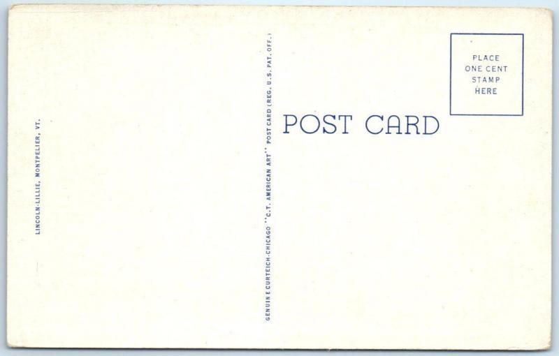 ST. JOHNSBURY, Vermont  VT   BRIGHT LOOK HOSPITAL & Nurses Home c1940s Postcard