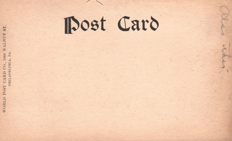 Vintage Postcard 1900's Valley Green Wassahickon Philadelphia Pennsylvania PA