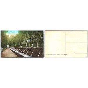 Postcard Tivoli Villa d'Este Le Cento Fontane Italy