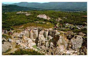 Postcard AERIAL VIEW SCENE Barre Vermont VT AU6588