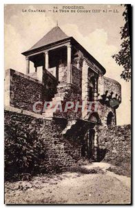 Old Postcard The castle Fougeres La Tour De Coigny