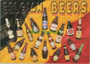 Food & Drink Postcard - Alcohol - Belgium - Belgian Beers RR13722