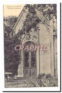 Seals Old Postcard Chateau Gothic Pavilion