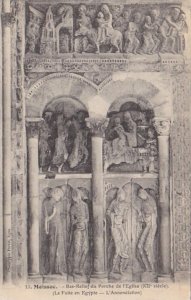 France Moissac Bas relief du Porche de l'Eglise