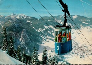 Germany Oberammergau Alpen Mit Kofel and Laberbergbahn 1980