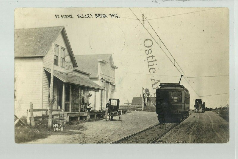 Kelly Brook WISCONSIN RP'08 GENERAL STORE Add On Trolley GHOST TOWN Oconto Falls