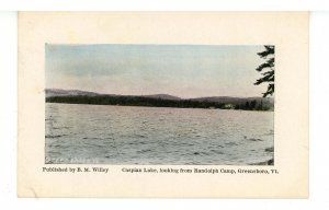 VT - Greensboro. Caspian Lake from Randolph Camp