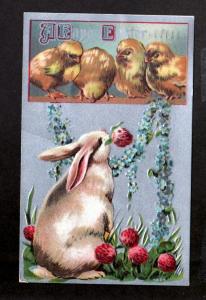 U S 1910 Easter Picture Postcard!
