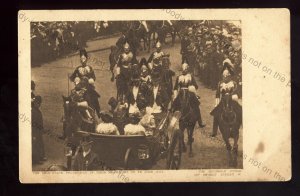 ROY305 - King Edward VII - The Semi-State Procession in June 1902 - Postcard