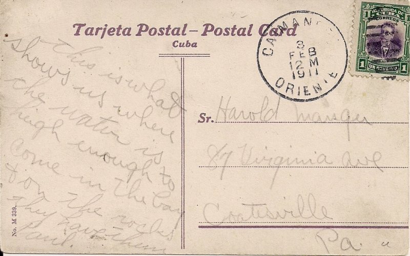 Guantanamo Bay, Cuba 1911 US Navy Lighthouse